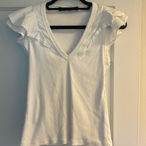 Veronica beard top white xs